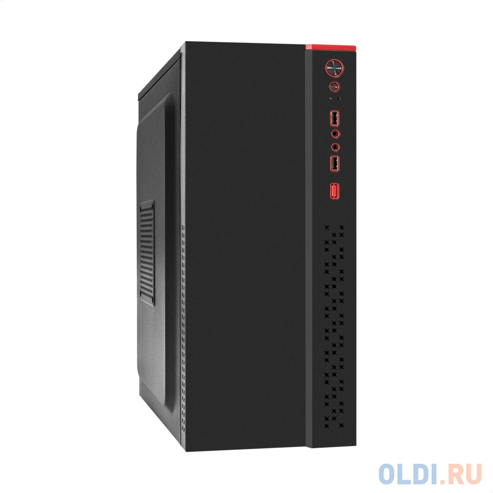 

Корпус Miditower ExeGate AA-443-AA350 (ATX, AA350 8 см, 2*USB+HD Audio, черный)