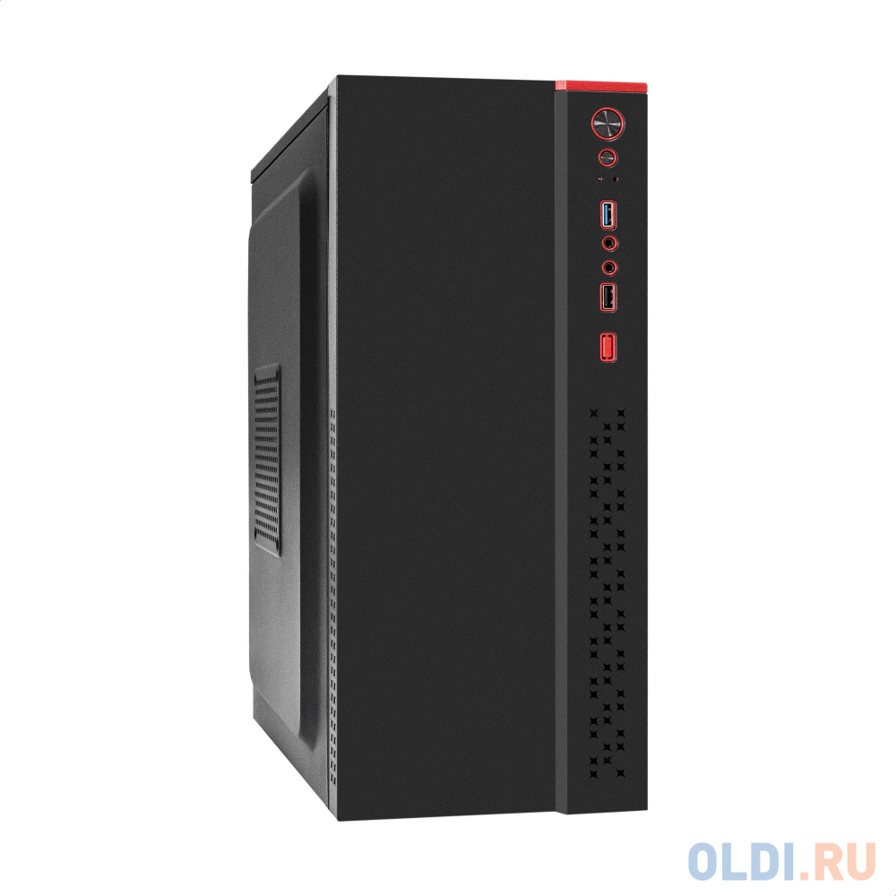 

Корпус Miditower ExeGate AA-443U-AA400 (ATX, AA400 8 см, 1*USB+1*USB3.0+HD Audio, черный)