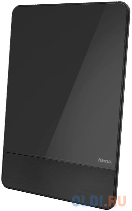 Антенна телевизионная Hama 00121703 активная черный каб.:1.27м, цвет чёрный, размер 200x10x135 мм