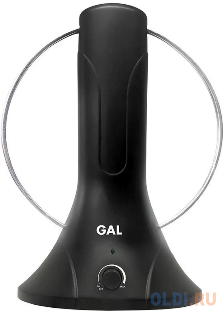 

Антенна телевизионная Gal AR-460 25дБ активная черный каб.:1.5м, Чёрный