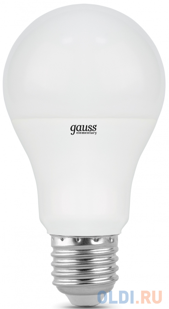 Лампа светодиодная шар Gauss Elementary E27 10W 3000K 23210 лампа светодиодная gauss elementary mr16 7вт цок gu10 спот 220b 3000k св свеч бел теп упак 10шт 13617