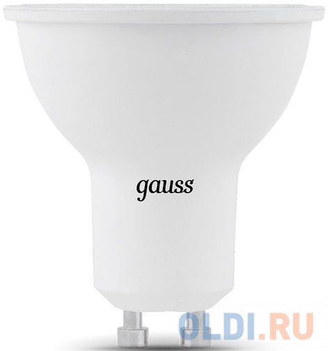 Лампа светодиодная полусфера Gauss GU10 7W 4100K 101506207 эра б0032997 светодиодная лампа led mr16 10w 827 gu10 mr16 10вт тепл gu10