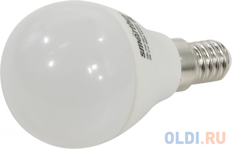 

Лампа светодиодная шар Smart Buy SBL-P45-05-30K-E14 E14 5W 3000K