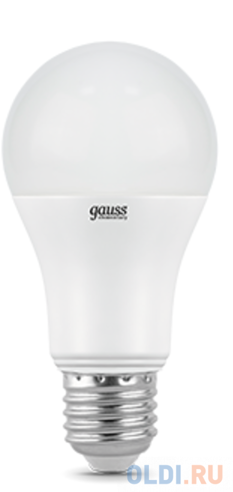 Лампа светодиодная груша Gauss 23219 E27 20W 3000K лампа светодиодная gauss 1340112 e27 g95 6 5вт