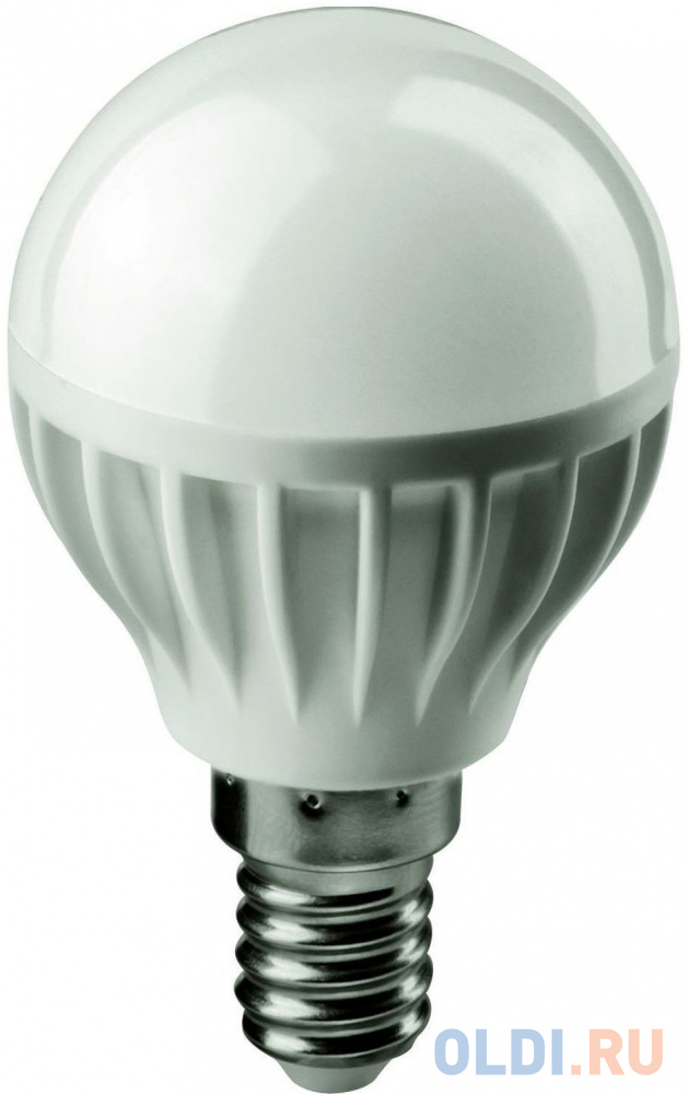 

ЛАМПА СВЕТОДИОДНАЯ (LED) "ОНЛАЙТ" G45 ШАР 08W 4000 К E14, МАТОВ., ХОЛ. СВЕТ (10/100) 71 625