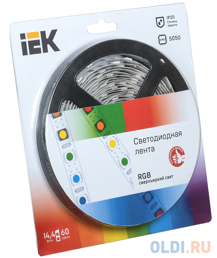 

Лента светодиодная IEK LSR-5050RGB60-14 LED 14W LSR2-3-060-20-1-05