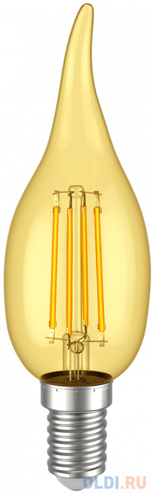 Iek LLF-CB35-7-230-30-E14-CLG Лампа LED СВ35 св.н/в зол. 7Вт 230В 2700К E14 серия 360° от OLDI