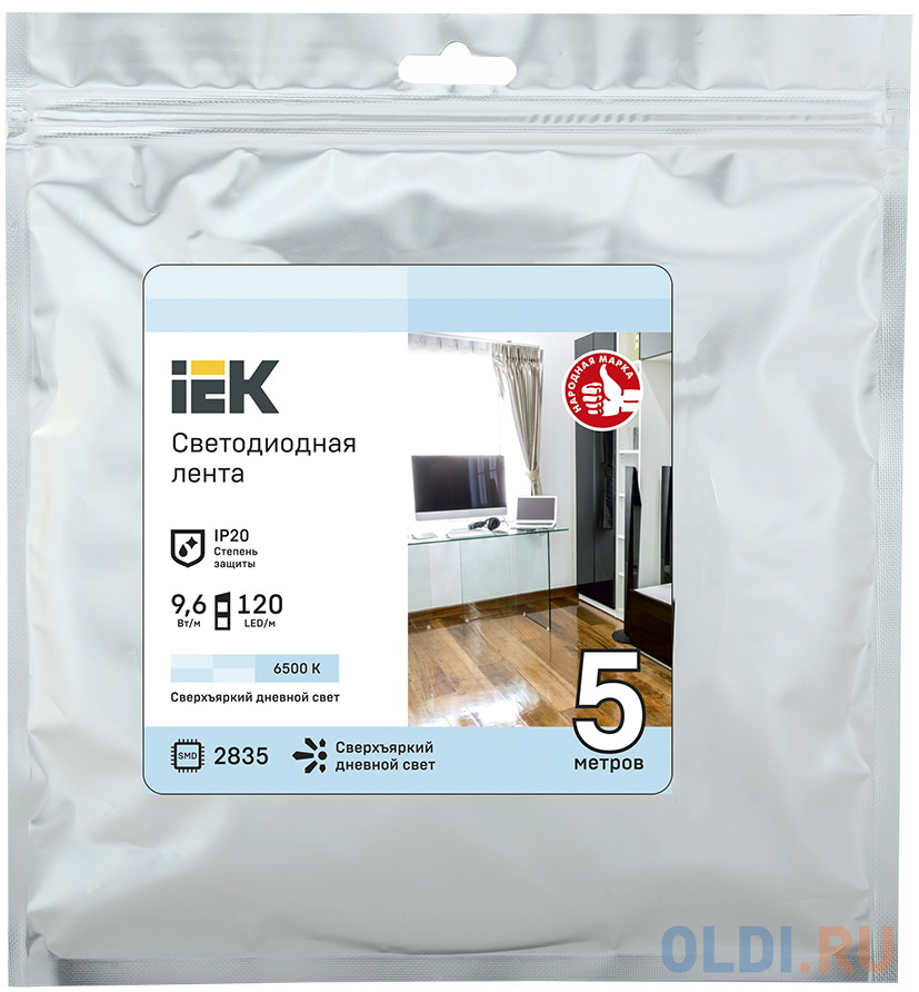 

IEK LSR1-2-120-20-3-05 Лента LED 5м LSR-2835W120-9,6-IP20-12В