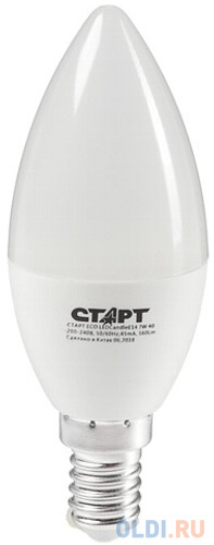 

СТАРТ (4640033427175) Светодиодная лампа ECO LEDCandleE27 10W 27 10/100