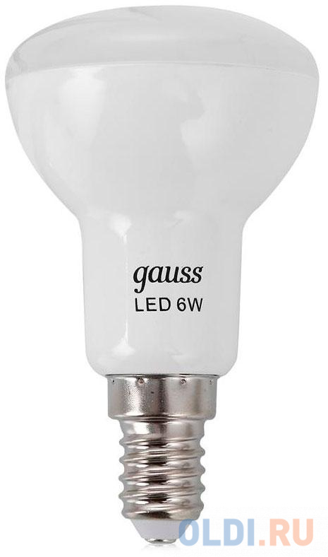 Лампа светодиодная груша Gauss 106001106 E14 6W 2700K