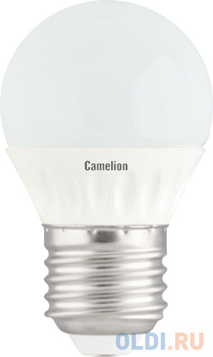 

Лампа светодиодная шар Camelion LED3-G45/830/E27 E27 3W 3000K