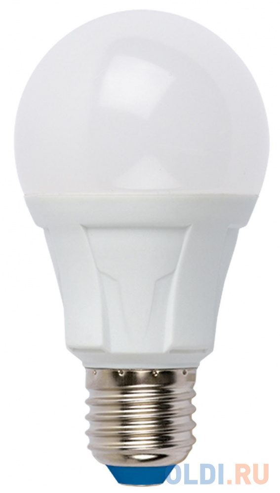 Лампа светодиодная груша Uniel LED-A60 E27 8W 6500K груша мраморная 1шт