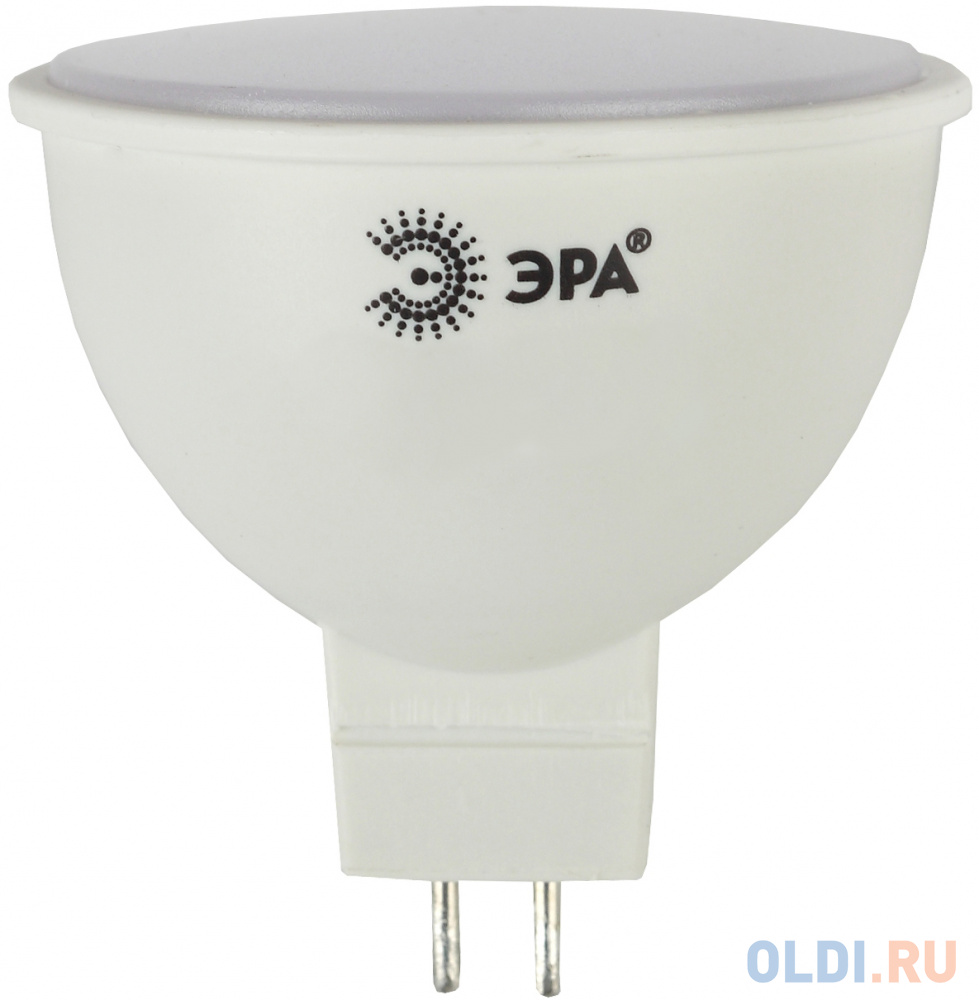 Лампа светодиодная ЭРА LED smd MR16-4w-840-GU5.3 (10/100/4000) лампа светодиодная рефлекторная эра mr16 6w 827 gu5 3 gu5 3 6w 2700k