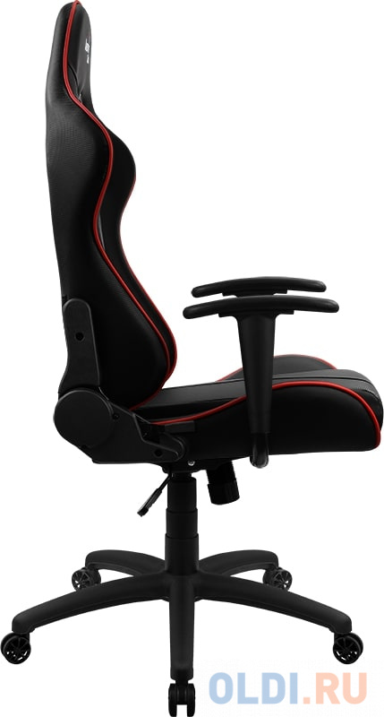 Игровое кресло Aerocool AC110 AIR Black Red , черно-красное, до 150 кг, ШxДxВ : 69x70x121-131см, газлифт класс 4 до 100 мм, механизм 