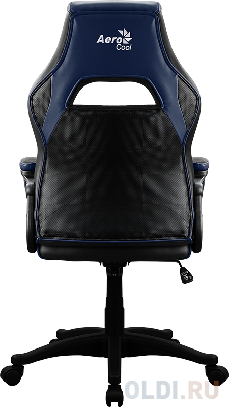Игровое кресло Aerocool AC40C AIR Black Blue , черно-синее, до 150 кг, ШxДxВ : 64x67x111-119см, газлифт класс 3 до 100 мм, механизм 
