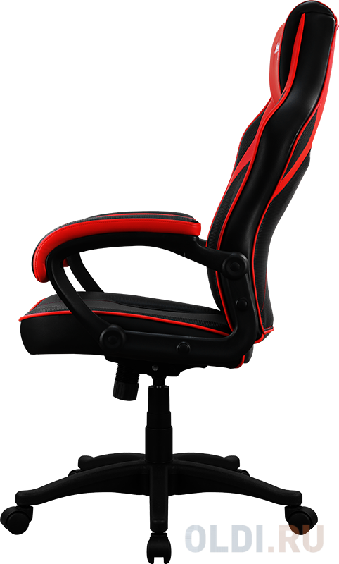 Игровое кресло Aerocool AC40C AIR Black Red , черно-красное, до 125 кг, ШxДxВ : 64x67x111-119см, газлифт класс 3 до 100 мм, механизм 