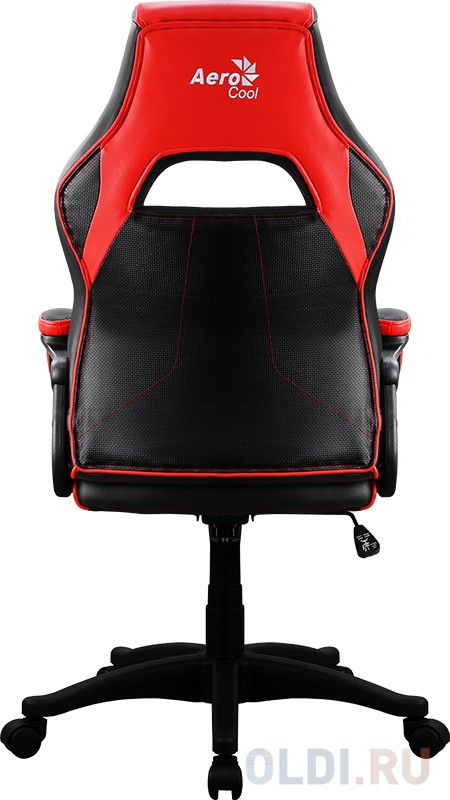 Игровое кресло Aerocool AC40C AIR Black Red , черно-красное, до 125 кг, ШxДxВ : 64x67x111-119см, газлифт класс 3 до 100 мм, механизм 