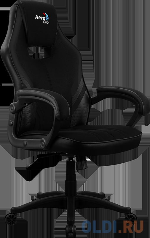 Кресло для геймеров Aerocool AERO 2 Alpha All Black чёрный кресло для геймеров aerocool crown aerosuede burgundy red бордовый