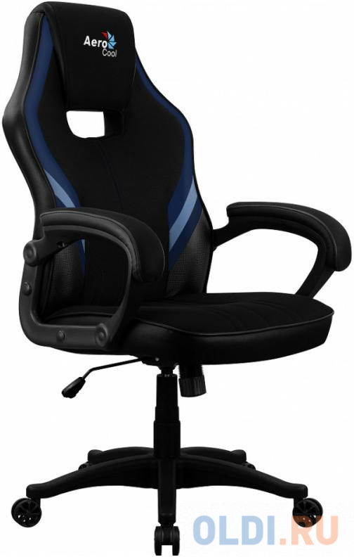 Кресло для геймеров Aerocool AERO 2 Alpha Black Blue сине-черный компьютерное кресло arozzi verona signature   pu blue logo verona sig pu bl