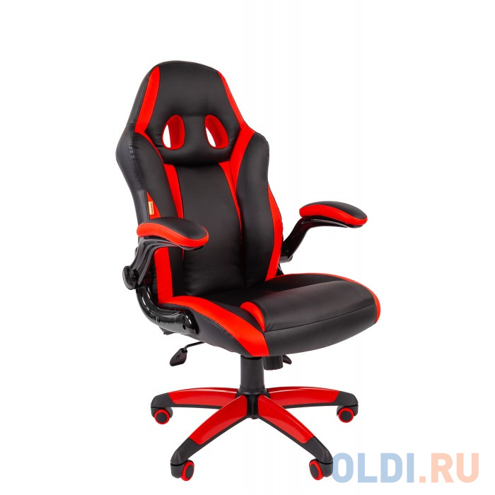 Кресло Chairman game 15 черный/красный кресло для геймеров zombie zombie 8 чёрный красный