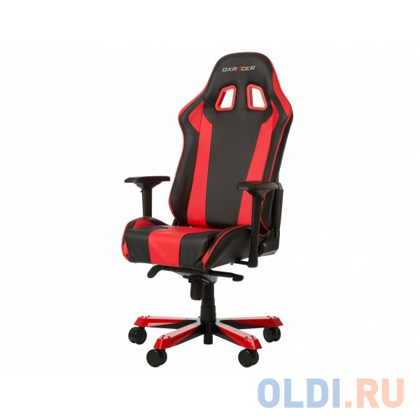 

Игровое кресло DXRacer King чёрно-красное (OH/KS06/NR, экокожа, регулируемый угол наклона