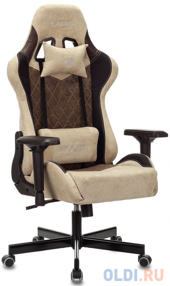 Кресло для геймеров Бюрократ VIKING 7 KNIGHT BR FABRIC коричневый кресло бюрократ ch 380f фисташковый