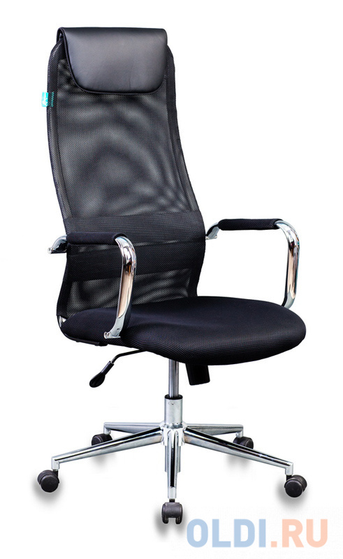 Кресло руководителя Бюрократ KB-9N/BLACK чёрный кресло для геймеров aerocool aero 2 alpha all black чёрный