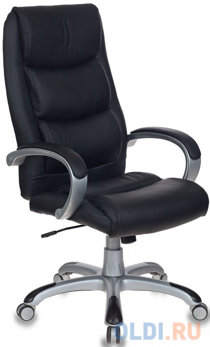

Кресло руководителя Бюрократ CH-S840N/BLACK черный искусственная кожа (пластик серебро)