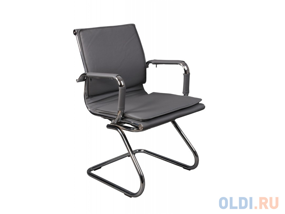 Кресло Buro CH-993-Low-V/grey низкая спинка искусственная кожа полозья хром серый ель искусственная evexmas амазонка 180 см