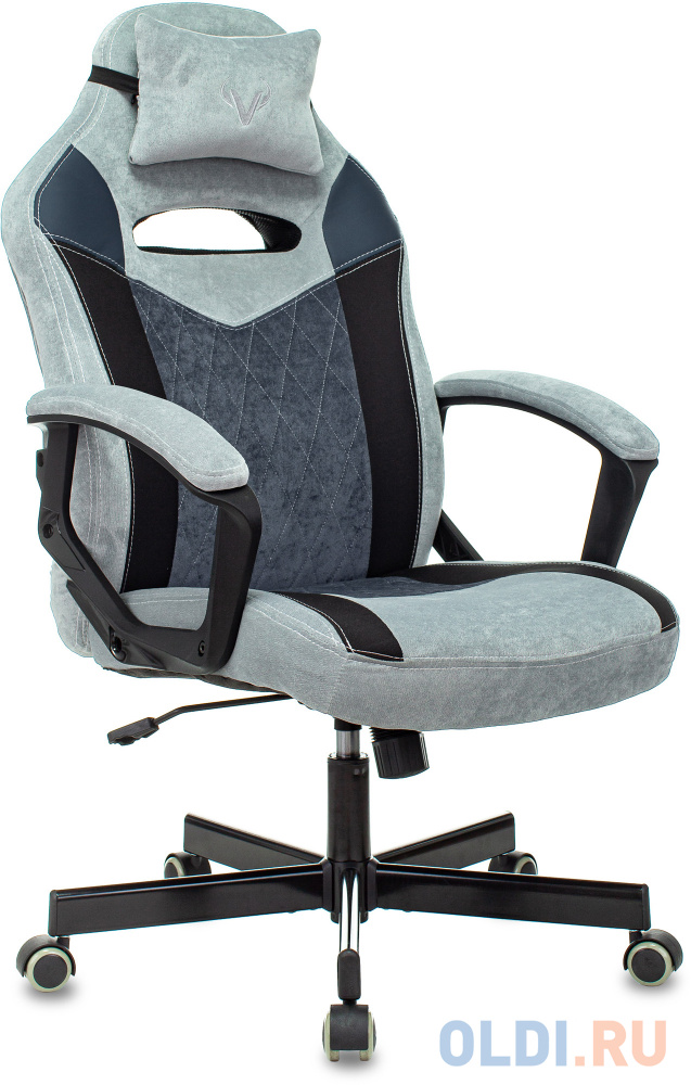 Кресло для геймеров Бюрократ VIKING 6 KNIGHT BL FABRIC синий компьютерное кресло для геймеров arozzi primo woven fabric   red logo