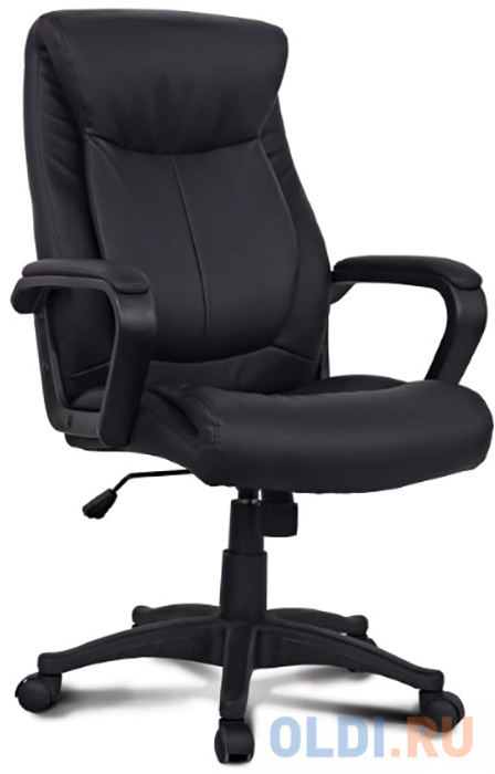 Кресло офисное BRABIX "Enter EX-511", экокожа, черное, 530859 фото