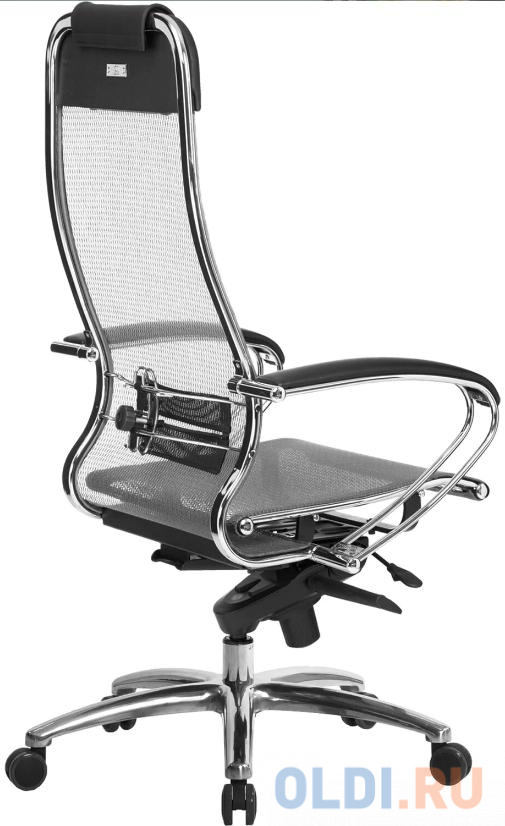 Кресло офисное Метта Samurai S-1 серый 531525 офисное кресло для руководителей dobrin clark lmr 101f серый