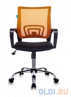 Кресло Бюрократ CH-695N/OR/TW-11 спинка сетка оранжевый TW-38-3 сиденье черный TW-11 кресло бюрократ ch 695n sl чёрный