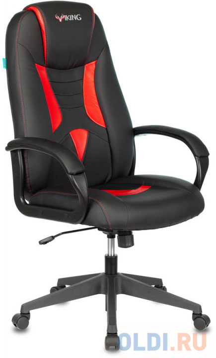 

Кресло игровое Бюрократ VIKING-8N/BL-RED черный/красный искусственная кожа