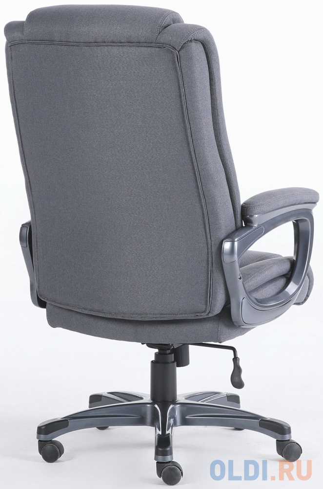 Кресло офисное BRABIX "Solid HD-005", нагрузка до 180 кг, ткань, серое фото