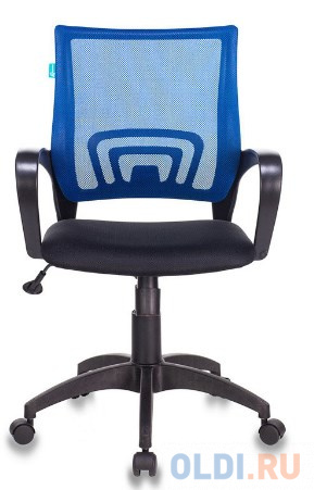 Кресло Бюрократ CH-695N/BL/TW-11 спинка сетка синий TW-05 сиденье черный TW-11 сетка карман kraft