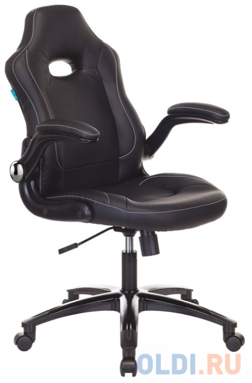 Кресло игровое Бюрократ VIKING-1N/BLACK черный искусственная кожа VIKING-1N/BLACK - фото 1