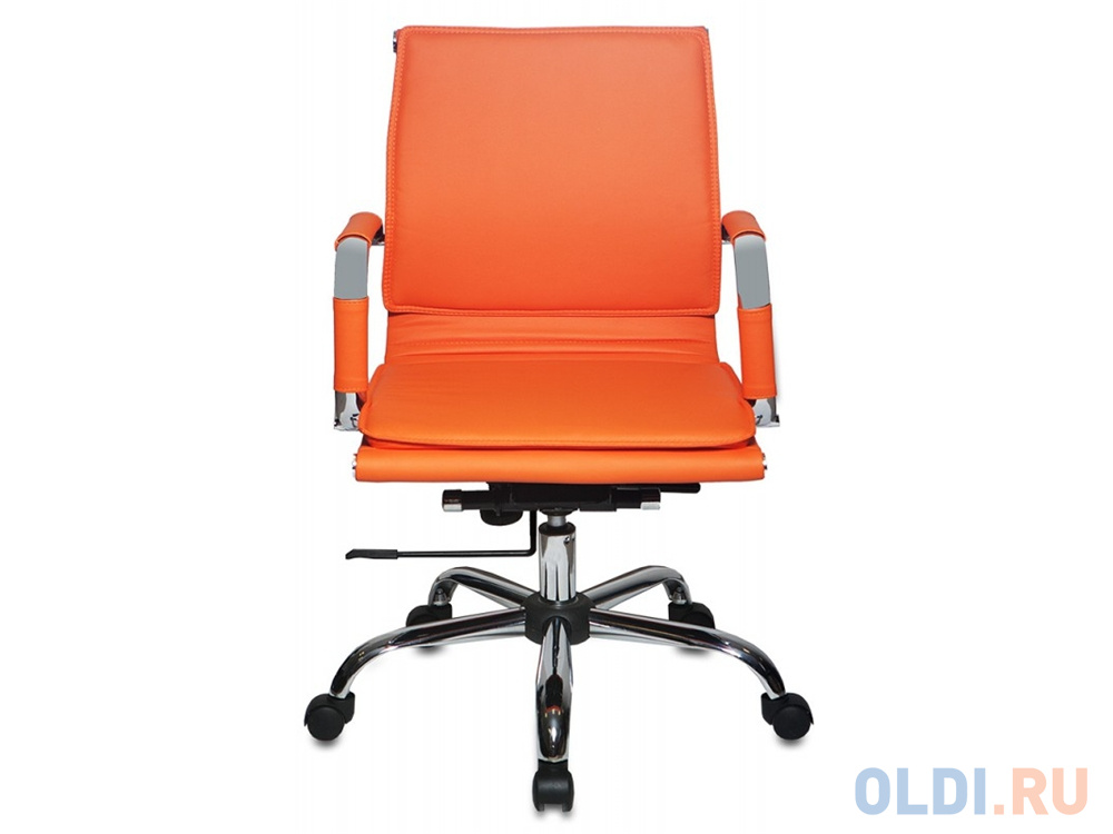 Кресло Buro CH-993-Low/orange низкая спинка искусственная кожа оранжевый