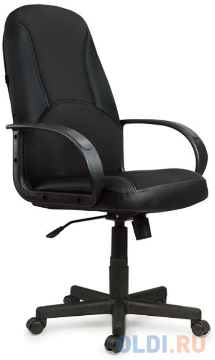 Фото - Кресло офисное BRABIX City EX-512, кожзаменитель черный, ткань черная, TW, 531407 кресло офисное brabix strike ex 525 экокожа черная ткань черная tw 531381