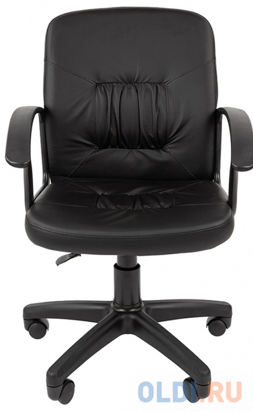 Офисное кресло Стандарт СТ-51 Россия экокожа черн. (7033360), цвет чёрный, размер 600х600х1005 мм - фото 1