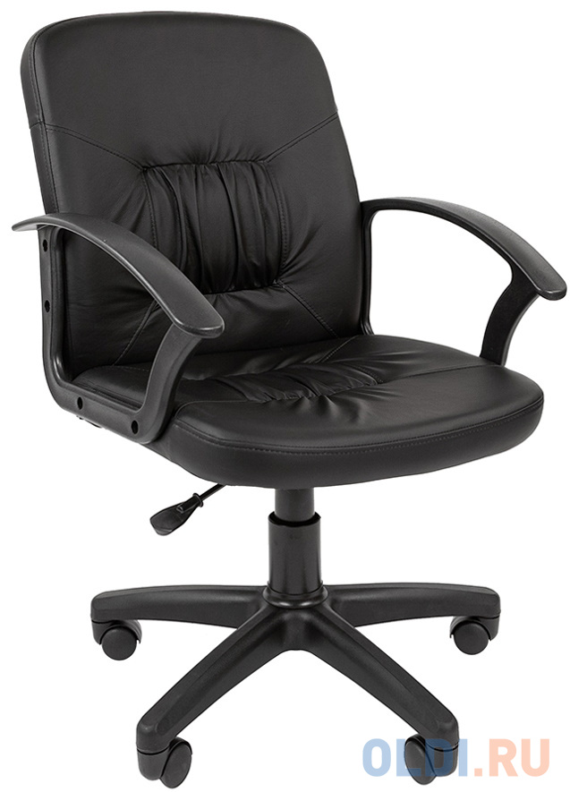 Офисное кресло Стандарт СТ-51 Россия экокожа черн. (7033360), цвет чёрный, размер 600х600х1005 мм - фото 2