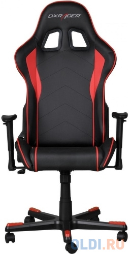 Игровое кресло DXRacer Formula чёрно-красное (OH/FE08/NR, экокожа, регулируемый угол наклона) OH/FE08/NR - фото 4