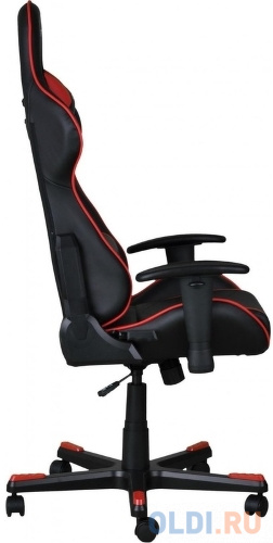 Игровое кресло DXRacer Formula чёрно-красное (OH/FE08/NR, экокожа, регулируемый угол наклона) OH/FE08/NR - фото 5