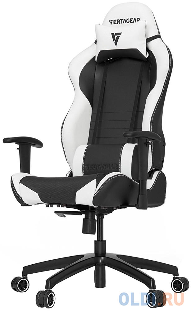

Игровое кресло Vertagear SL2000 чёрно-белое (ПВХ-кожа, регулируемый угол наклона, механизм качания)