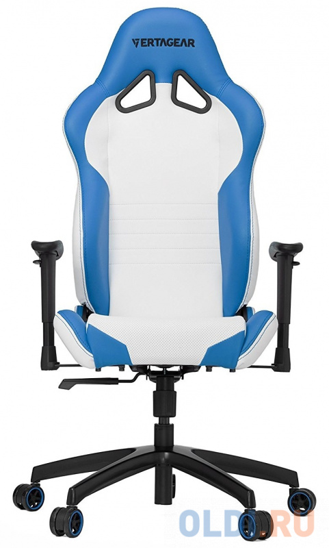 

Игровое кресло Vertagear SL2000 бело-синее (ПВХ-кожа, регулируемый угол наклона, механизм качания)