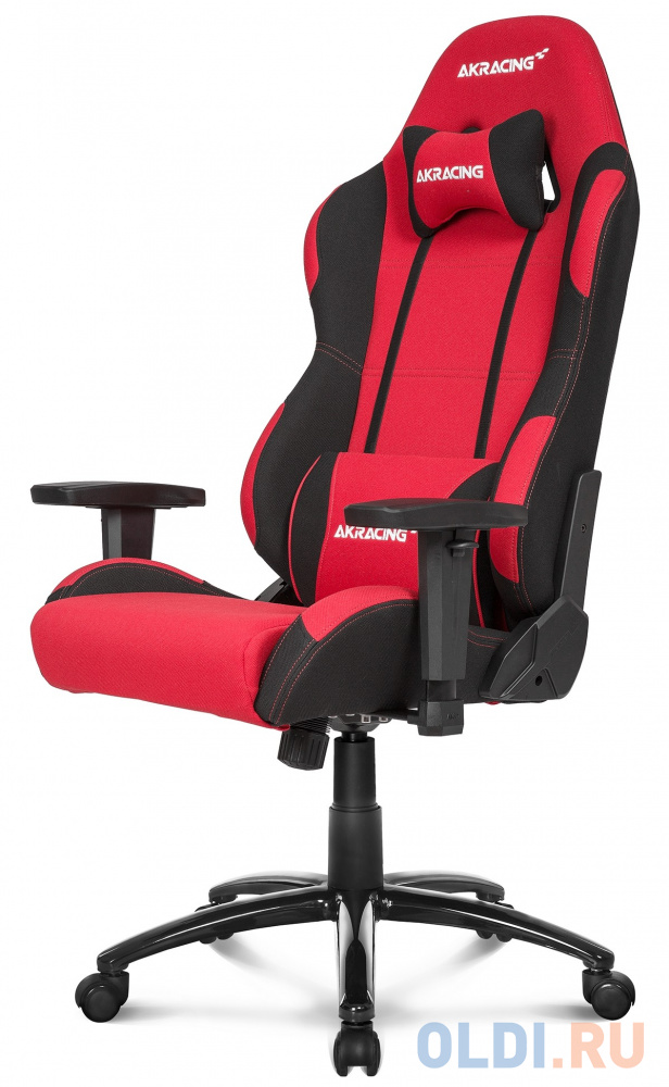 Игровое Кресло AKRacing PRIME               (AK-K7018-BR) black/red, цвет чёрный с красным, размер 39х54х136 см - фото 1