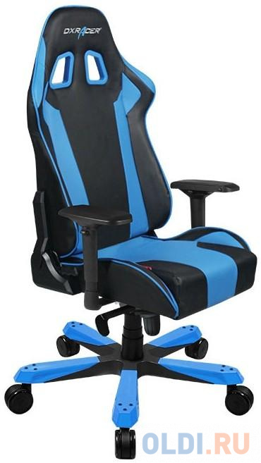 

Игровое кресло DXRacer King чёрно-синее (OH/KS06/NB, экокожа, регулируемый угол наклона)