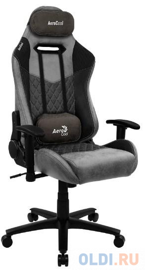 Кресло игровое Aerocool DUKE Ash Black чёрный серый