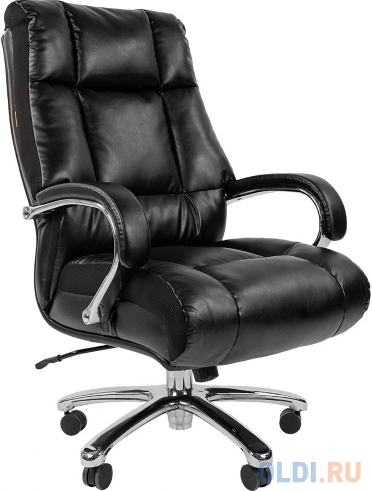 Офисное кресло Chairman 405 (экокожа, хромированный металл, газпатрон 4 кл, ролики BIFMA 5,1, механизм качания)