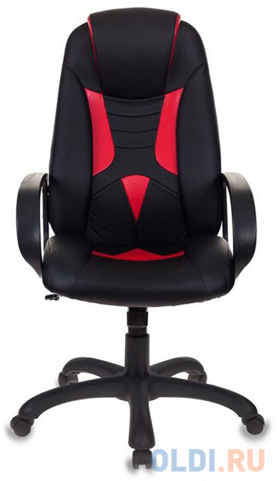 Кресло игровое Бюрократ VIKING-8/BL+RED черный/красный искусственная кожа VIKING-8/BL+RED - фото 1